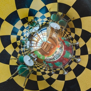 360 Architechture Madison Panorama Sphere Spherical Stereographic Projection Tiny Planet Wisconsin