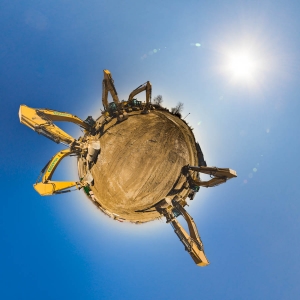 360 Architechture Madison Panorama Sphere Spherical Stereographic Projection Tiny Planet Wisconsin