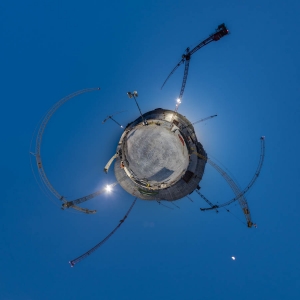 360 Architechture Madison Panorama Sphere Spherical Stereographic Projection Tiny Planet Wisconsin