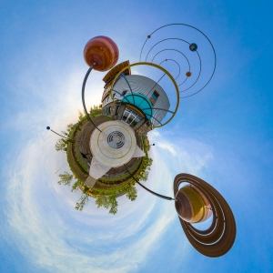 360 Architechture Madison Panorama Sphere Spherical Stereographic Projection Tiny Planet Wisconsin