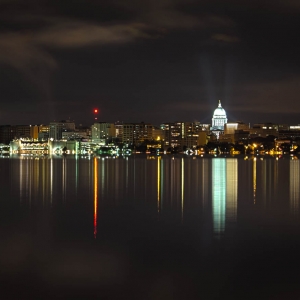Capitol City Madison reflection Water Wisconsin